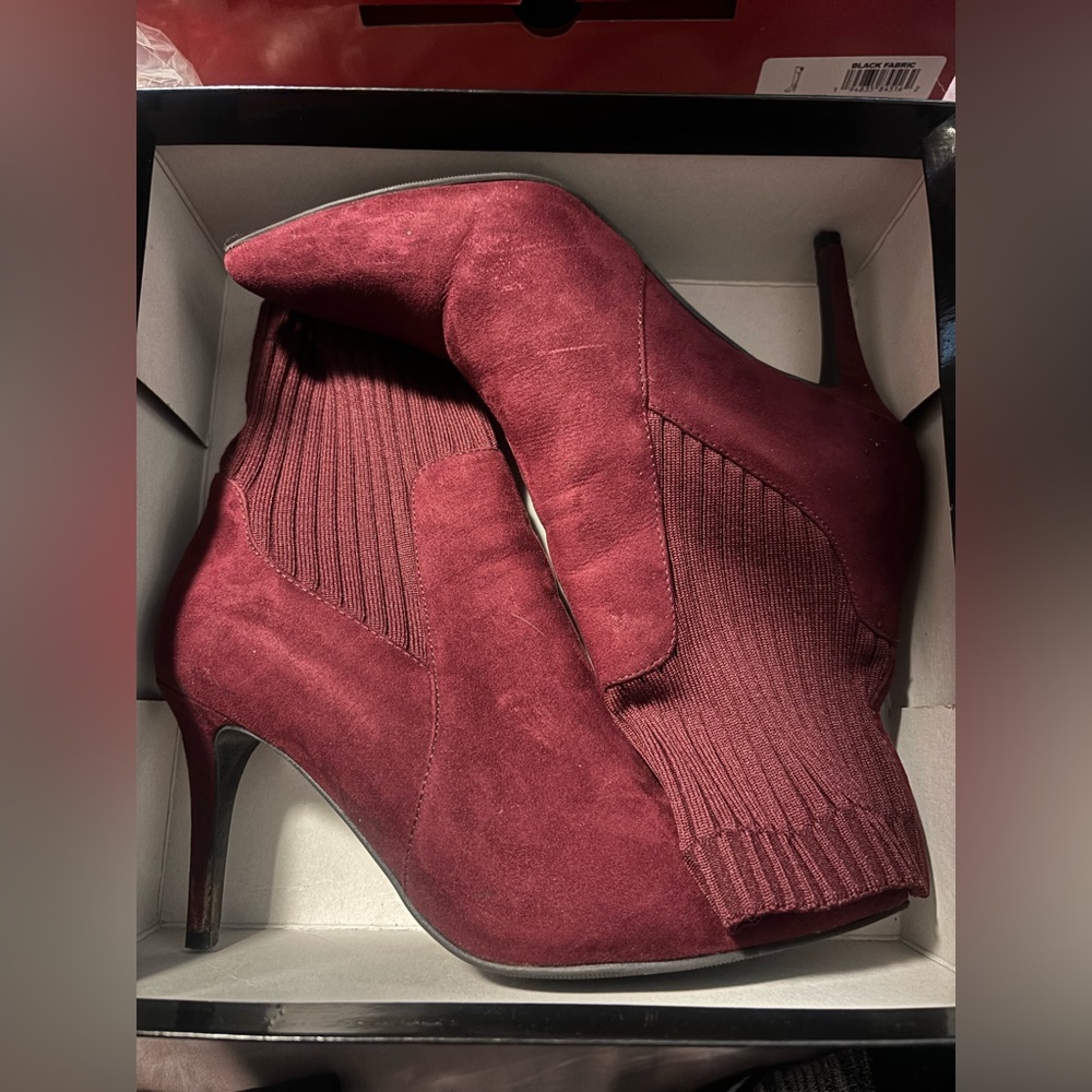 Guess Wine Boots Heels